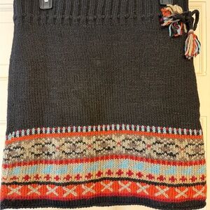 Wool Knit Nordic Skirt